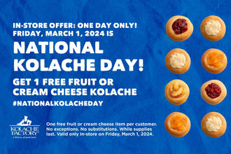 national kolache day