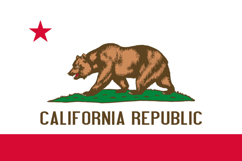 California flag. 