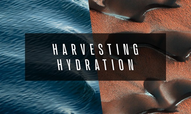 harvesting hydration on mars