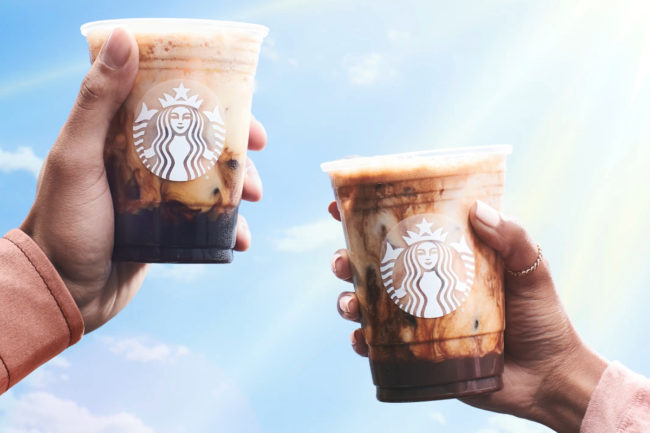 Starbucks iced shaken espresso beverages