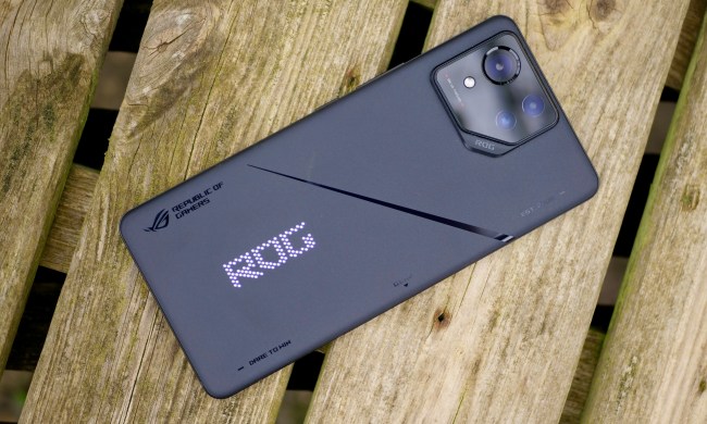 The back of the Asus ROG Phone 8 Pro.