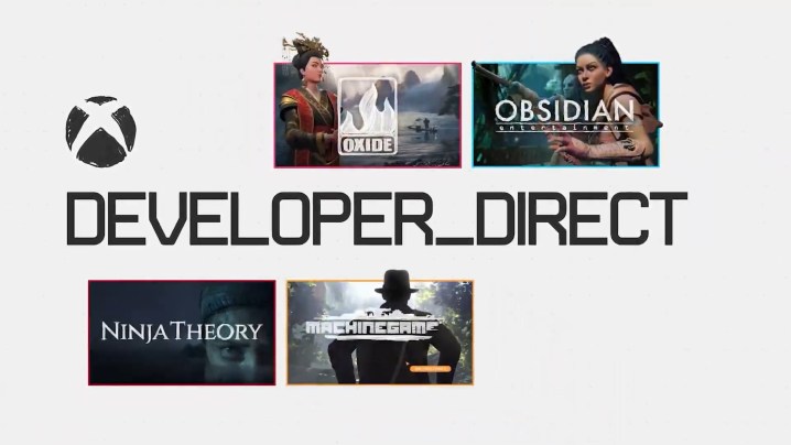Key art for Xbox's January 2024 Developer_Direct.